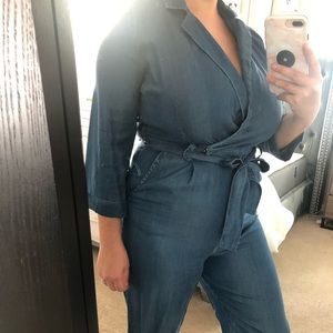 Denim Romper